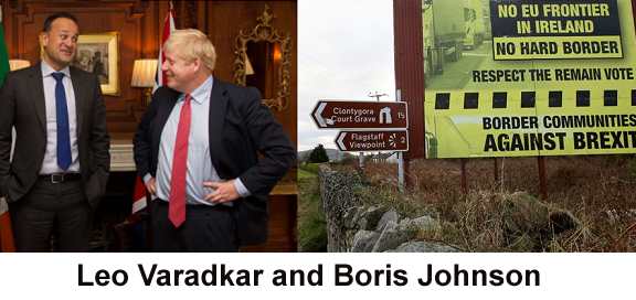 Leo Varadkar and Boris Johnson