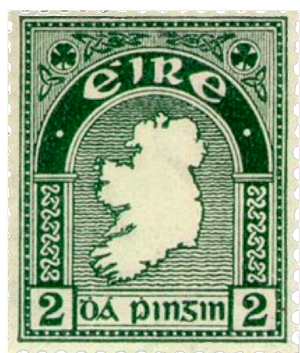 First Irish Stamp, 1922