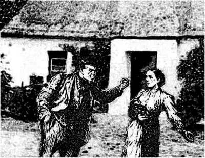 Man Fighting Woman