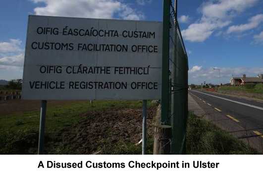 Irish Border in Ulster