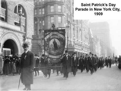 Saint Patrick's Day Parade, New York, 1909