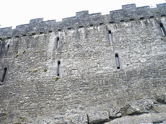 Cahir castle small windows - Public Domain Photograph