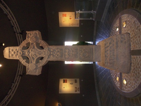 Celtic Cross at Clonmacnoise1 - Public Domain Photograph
