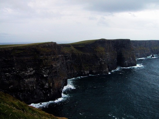 Cliffs of Moher dark - Public Domain Photograph