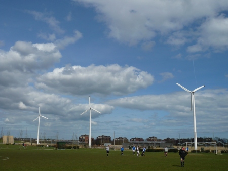Donaghmede Wind Turbines - Public Domain Photograph