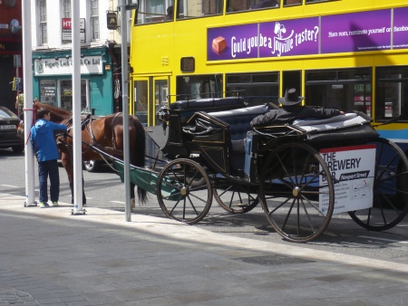 Horse Drawn Carriage Dublin - Public Domain Photograph
