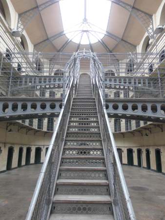 Kilmainham Gaol Stairs - Public Domain Photograph
