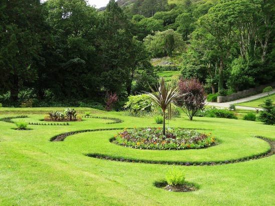 Kylemore Abbey Gardens - Public Domain Photograph