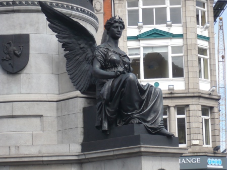 O'Connell Street Statue - Public Domain Photograph