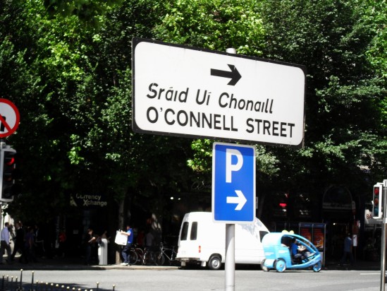 O'Connell street sign - Public Domain Photograph