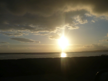 Sunrise over Dublin Bay - Public Domain Photograph
