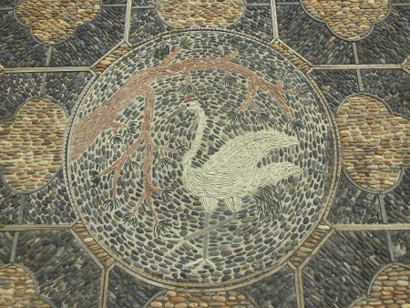 Swan Stone Art - Public Domain Photograph