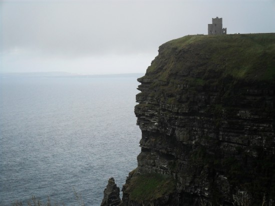 Castle atop cliff - Public Domain Photograph