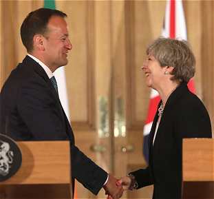 Leo Varadkar and Theresa May