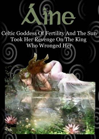 Áine the Goddess who took Revenge on a King