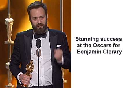 Benjamin Cleary, Irish Oscar Winner