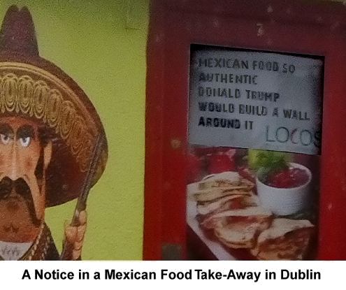 Donald Trump Sign in Dublin