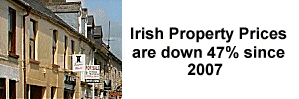 Irish Property Market is down 55% since 2007