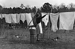 Hanging the Washing