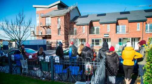 Queueing for houses in Ireland