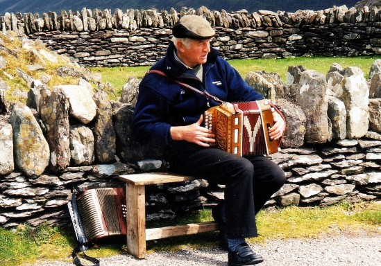 Accordion player - Public Domain Photograph