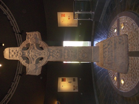 Celtic Cross at Clonmacnoise - Public Domain Photograph