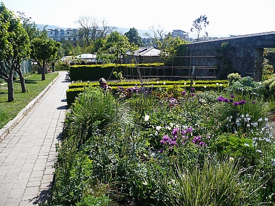 City Farm flowerbed - Public Domain Photograph