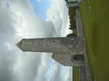 Clonmacnoise Tower - Public Domain Photograph