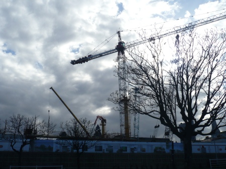 Construction Site Crane - Public Domain Photograph