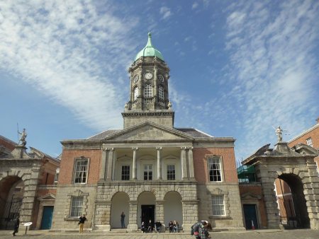 Dublin Castle Courtyard - Public Domain Photograph