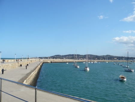 Dun Laoghaire pier - Public Domain Photograph