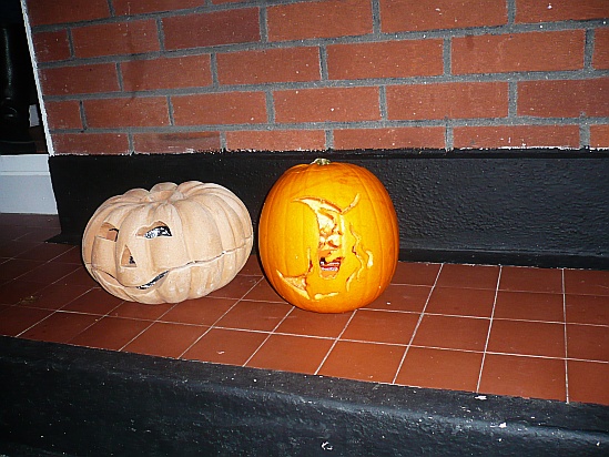 Halloween pumpkins - Public Domain Photograph