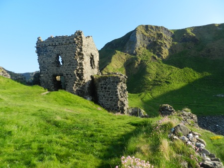 Kinbane Castle Antrim - Public Domain Photograph