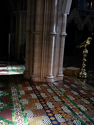 Marble Column in Church - Public Domain Photograph