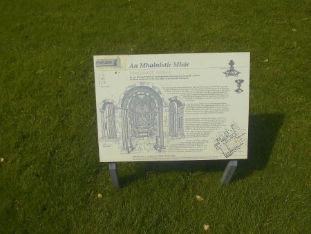 Mellifont Abbey Sign - Public Domain Photograph