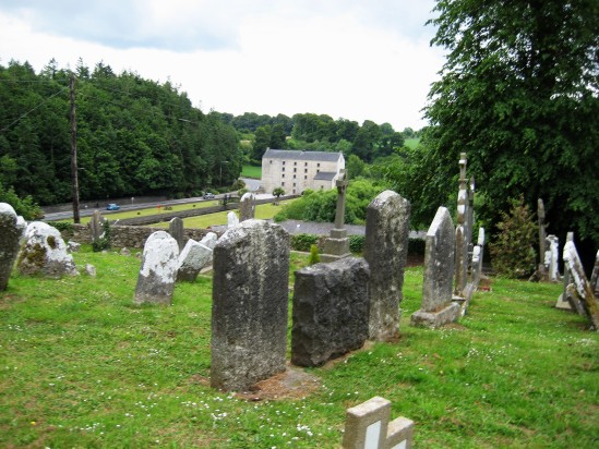 Old Mill and Graveyard - Public Domain Photograph