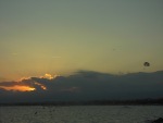 Parachute-sunset