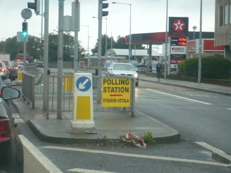 Polling Station SIgn - Public Domain Photograph