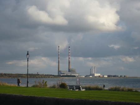 Poolbeg Generating Station Stacks - Public Domain Photograph