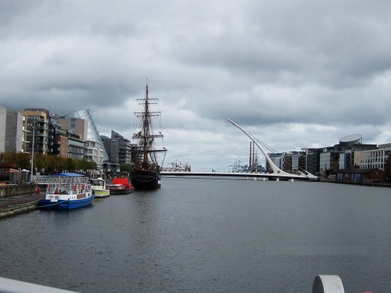 River Liffey in Dublin - Public Domain Photograph