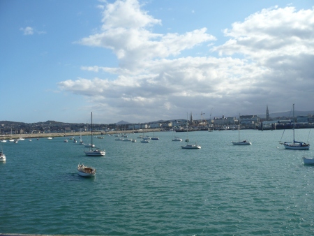 Sailboats in Harbour - Public Domain Photograph