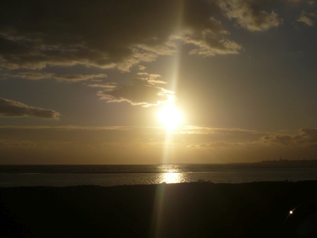 Sunrise with clouds - Public Domain Photograph