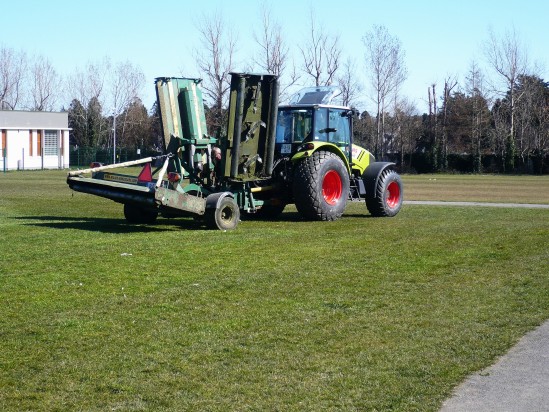 Tractor grass cutter - Public Domain Photograph