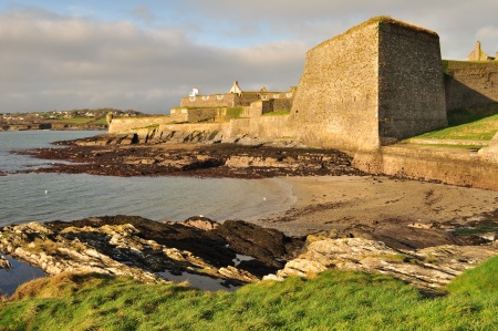 Castle on seashore - Public Domain Photograph