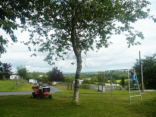 Child on climbing frame - Public Domain Photograph