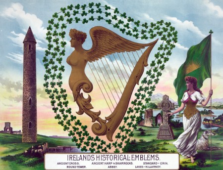 Emblems of ireland - Public Domain Photograph