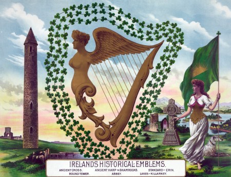 Emblems of ireland - Public Domain Photograph