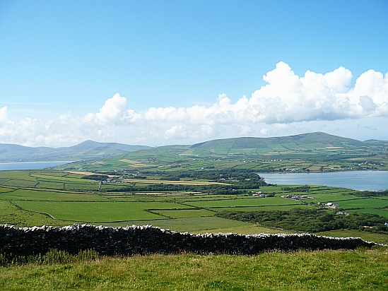 Fields in landscape - Public Domain Photograph