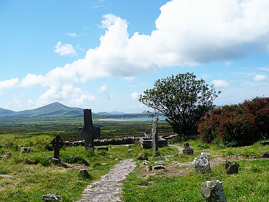 Graveyard scene - Public Domain Photograph