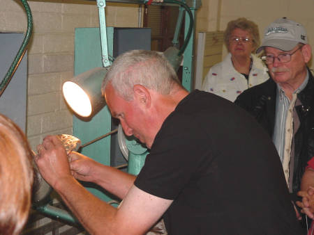 Polishing crystal glass - Public Domain Photograph